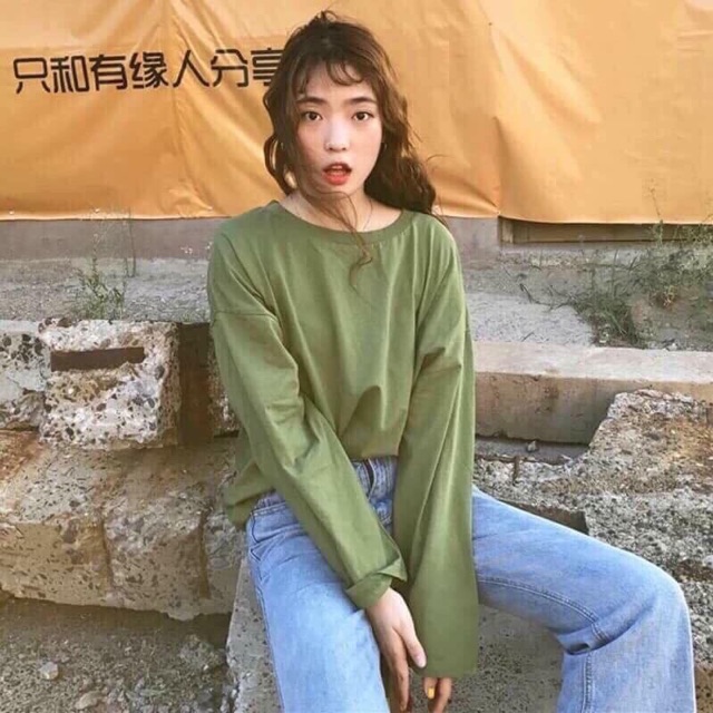 Áo nỉ dáng rộng hang quốc-KÈM CLIP | BigBuy360 - bigbuy360.vn