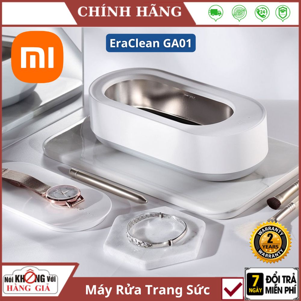 Máy làm sạch bằng sóng siêu âm Xiaomi EraClean GA01 - Máy rửa trang sức bằng sóng siêu âm làm sạch kính , đồng hồ