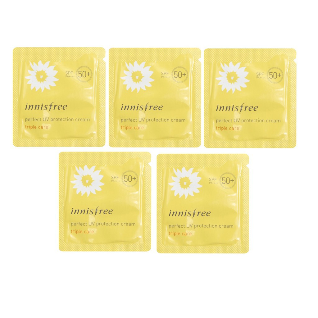 Sample kem chống nắng Innisfree Perfect UV Triple Care (gói 1ml) mini size