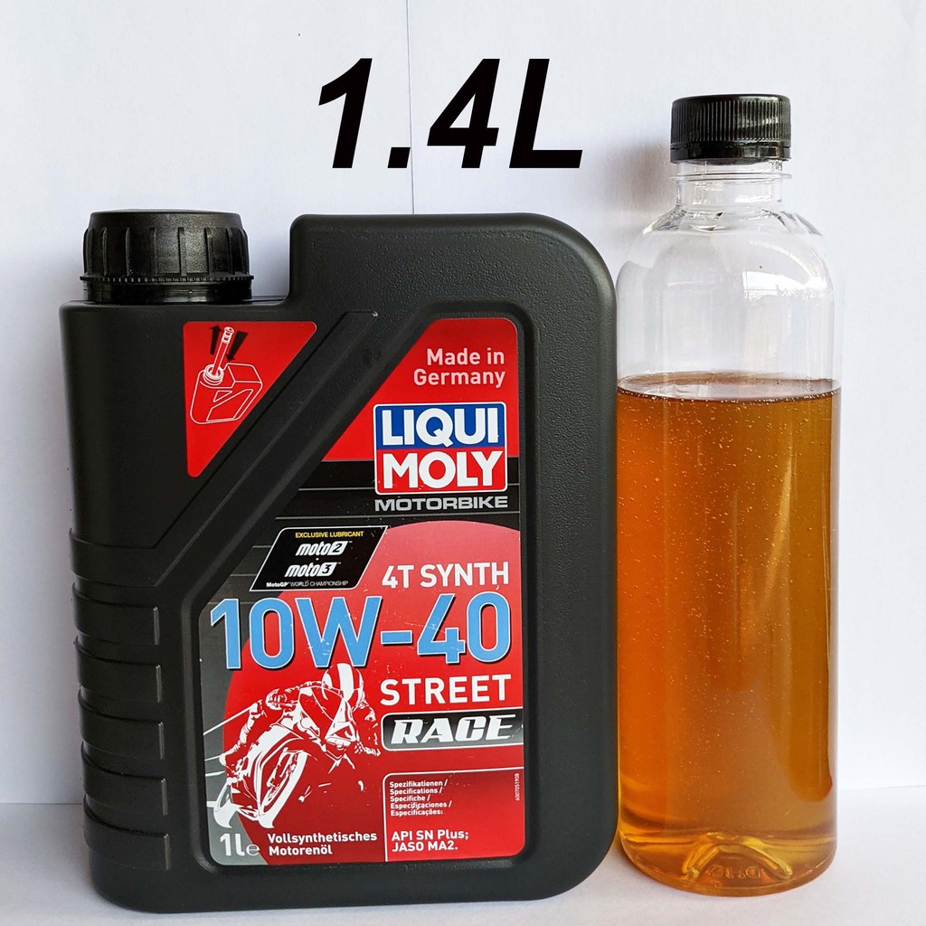 Nhớt Liqui Moly Street Race 10W40 SN+ Tổng Hợp Cao Cấp Nhập Khẩu Đức