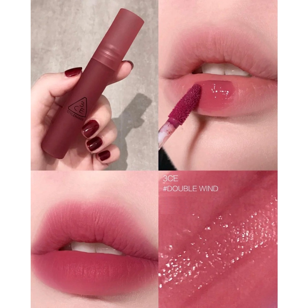 son 3CE Blur water tint mã DOUBLE WIND màu đỏ hồng đất | WebRaoVat - webraovat.net.vn