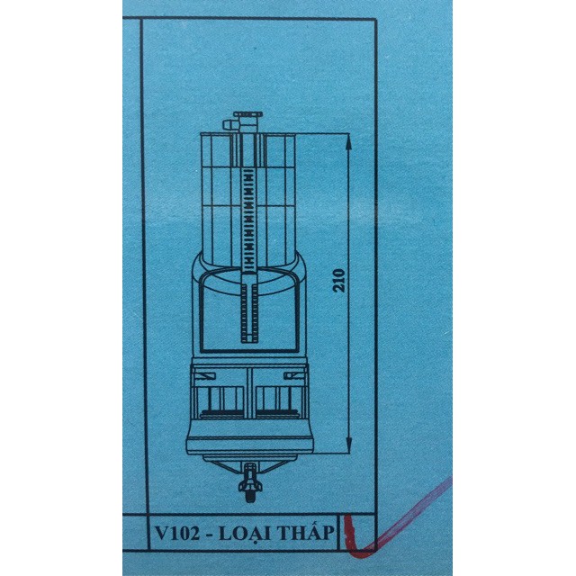 Bộ xả 2 nhấn , bồn cầu 1 khối Loại thấp 21cm Kèm nút nhấn