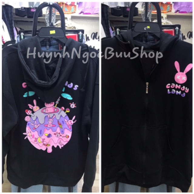 [KÈM ẢNH THẬT+VIDEO] ÁO HOODIE ZIP CANDY LAND UNISEX