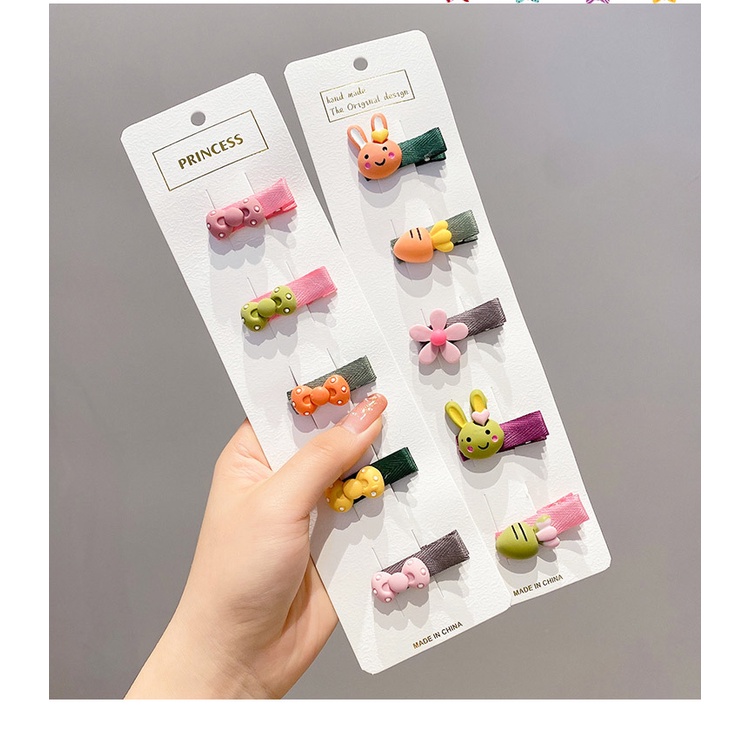 Kẹp Tóc Mini Dễ Thương Không Đau Cho Bé Gái