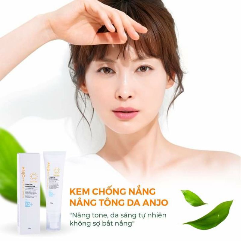 Kem Chống Nắng nâng tone kiềm dầu  ANJO PROFESSIONAL TONE UP CREAM