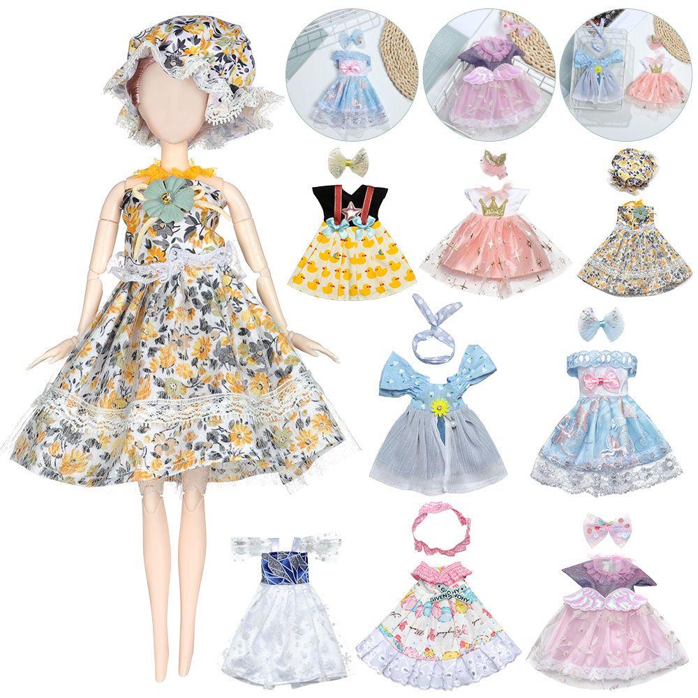 1 Bộ Quần Áo Búp Bê Nhồi Bông Đáng Yêu Cho Bé Gái BJD