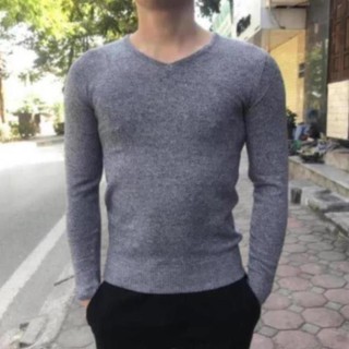 [HOT 2020]Áo len nam cổ tim sợi pha cotton - xuongaolen.com