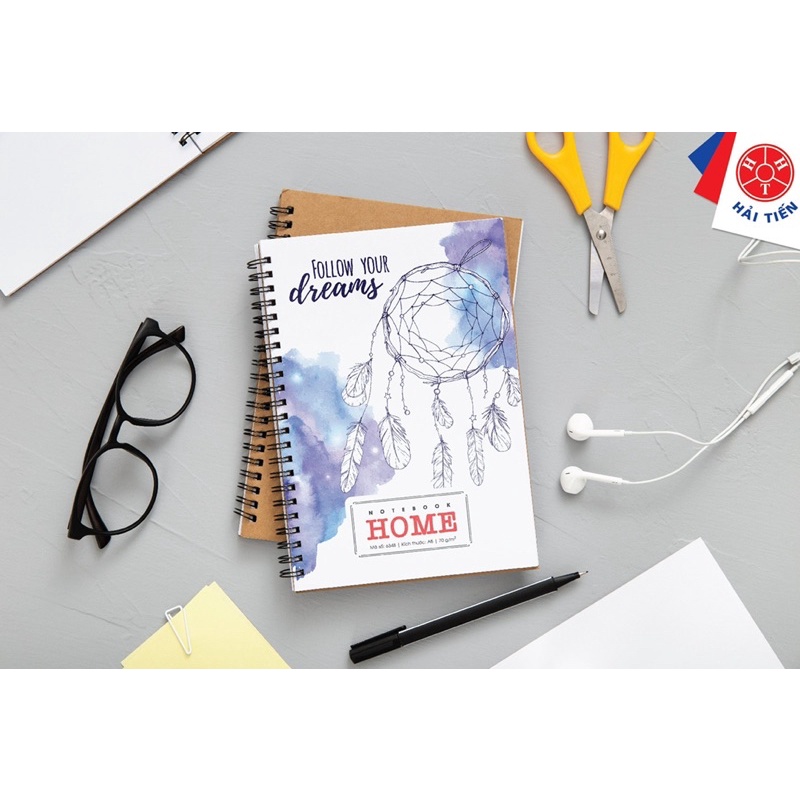 Sổ lò xo A5 Hải Tiến Home 200trang-300trang