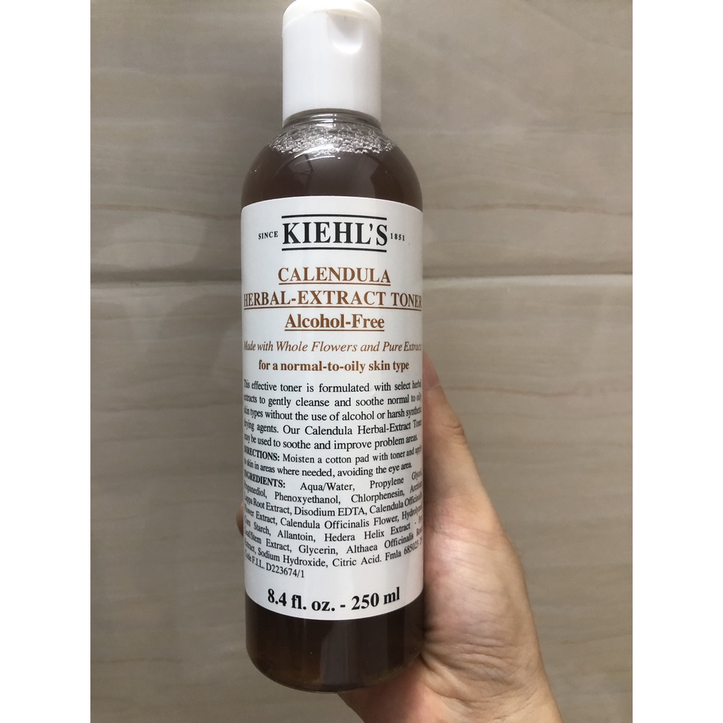 KIEHL'S Set 100ml Tinh Chất Calendula 250ml 125ml Giúp Dưỡng Ẩm Cao Cấp