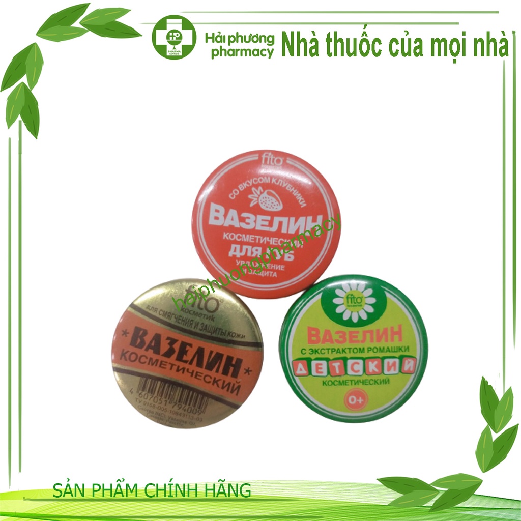 Sáp Chống Nẻ Nga VASELINE Hộp Sắt, Chống Khô Da, Nứt Nẻ Da, Giúp Làm Mềm Mịn Da