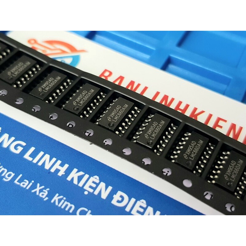 [Combo 2 chiếc] LMC660AIM LMC660 IC Khuếch Đại 16V SOP-14