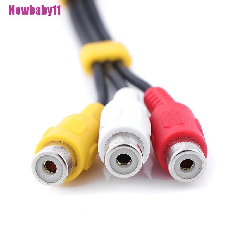 1 Giắc Cắm Âm Thanh 3.5mm mini aux male Sang 3 RCA female