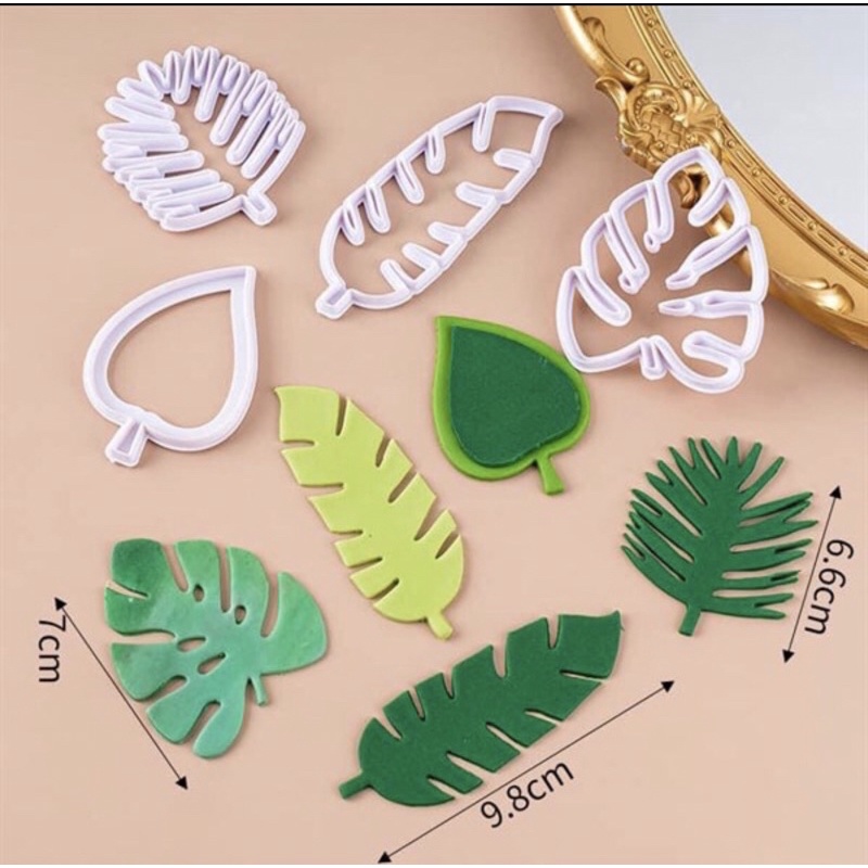 Bộ cutter 4 lá nhiệt đới