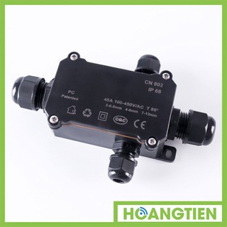 Cút nối dây điện chữ T chống nước CN802