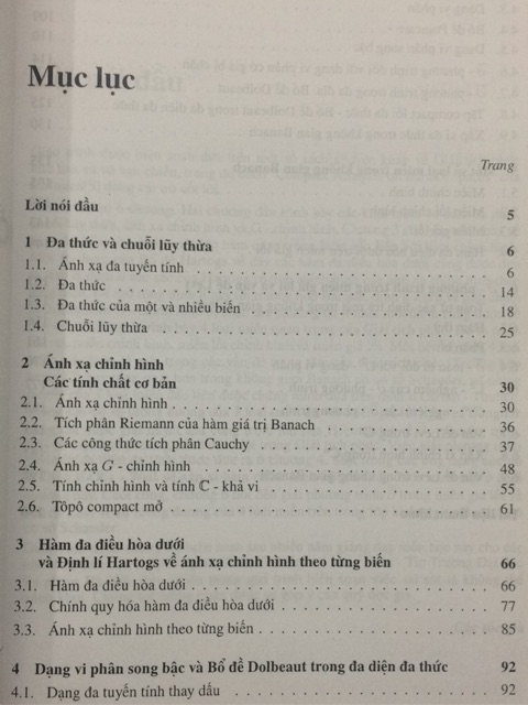 Sách - Mở đầu về giải tích phức trong không gian Banach