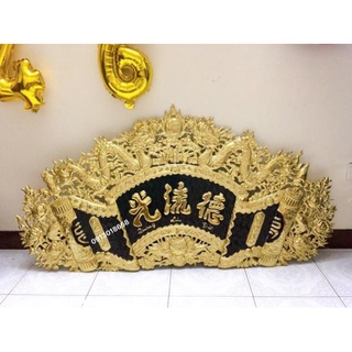 Hoành phi câu đối, Bộ cuốn thư đại tự câu đối bằng đồng nguyên chất 1m35,1m55.