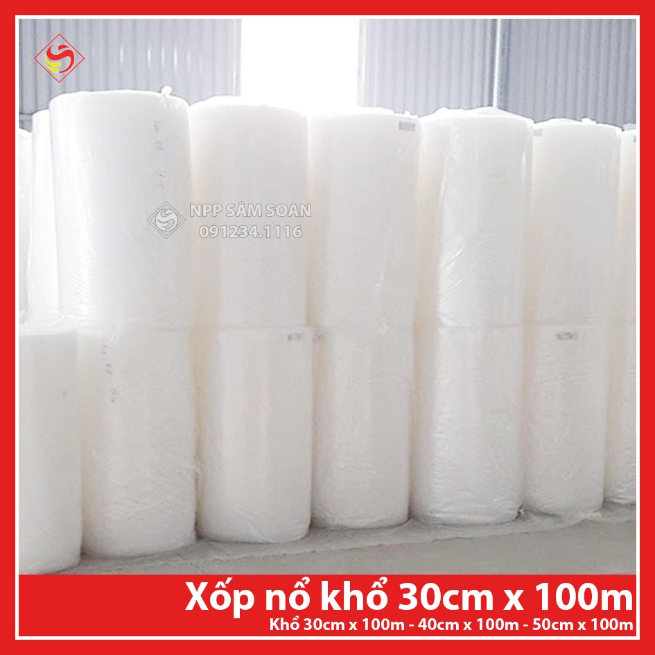 100m Xốp nổ bọc hàng khổ 30cm