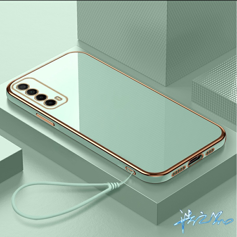 Ốp Điện Thoại Có Dây Đeo Cho Huawei Y7A Y8P Y9 Y7 Y6 Pro Prime 2019 Nova 3 3i 4 5i 7 Pro SE 7i 6SE 8 9 SE
