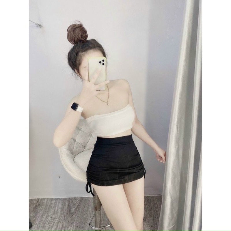 Chân váy dây rút hai bên