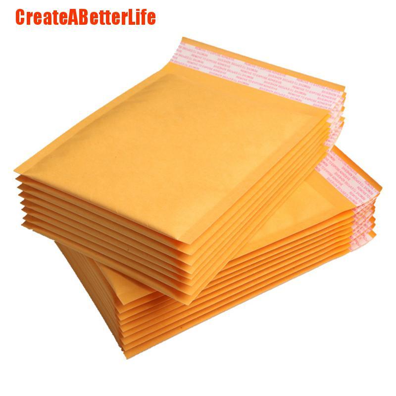 Phong bì giấy kraft màu vàng có viền dính mạnh