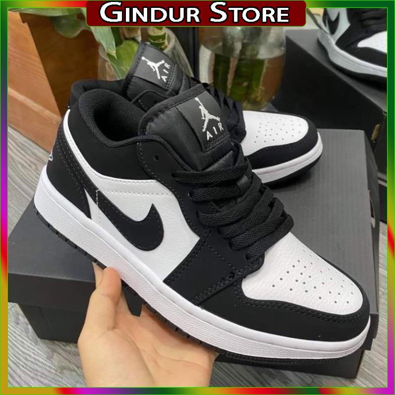 Giày 𝐉𝐨𝐫𝐝𝐚𝐧 1 low Panda màu đen trắng nam nữ, Giày sneaker JD 1 Panda cổ thấp bản đẹp 2022