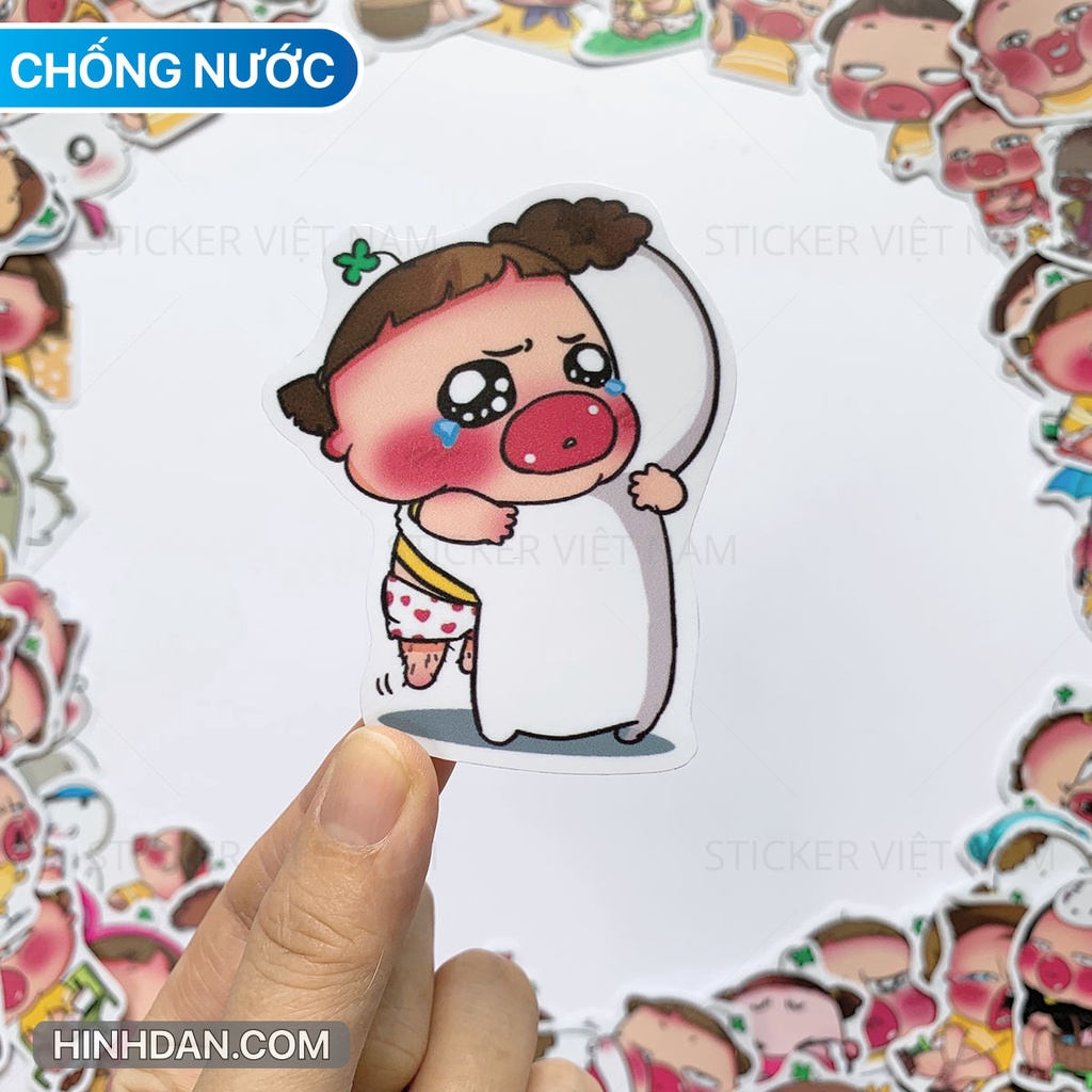 Quỳnh Aka Stickers - Chất liệu PVC Cao Cấp Chống Nước Dán Trang Trí - Kích thước 4~8cm - Sticker Việt Nam