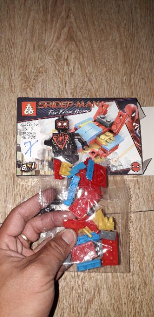 Lắp ráp 1 hộp LegoSridep_man 66012