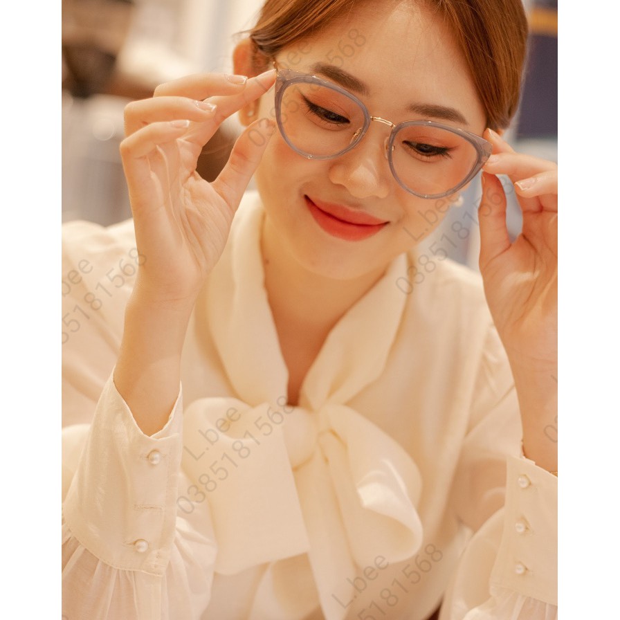 Kính cận, gọng kính thời trang dáng mắt mèo siêu xinh 87007 | BigBuy360 - bigbuy360.vn