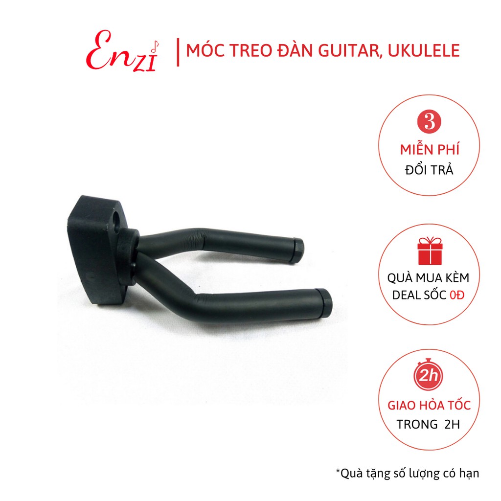 Móc treo đàn guitar, giá treo đàn guitar ukulele ghita điện acoustic classic nhỏ gọn chất lượng Enzi