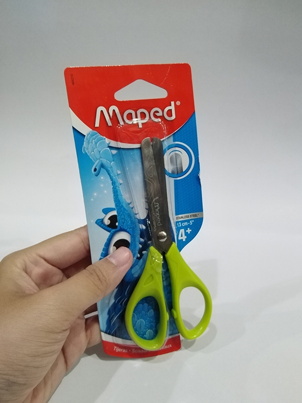 Kéo Maped Essentials 464210 13cm - Xanh Chuối - Maped