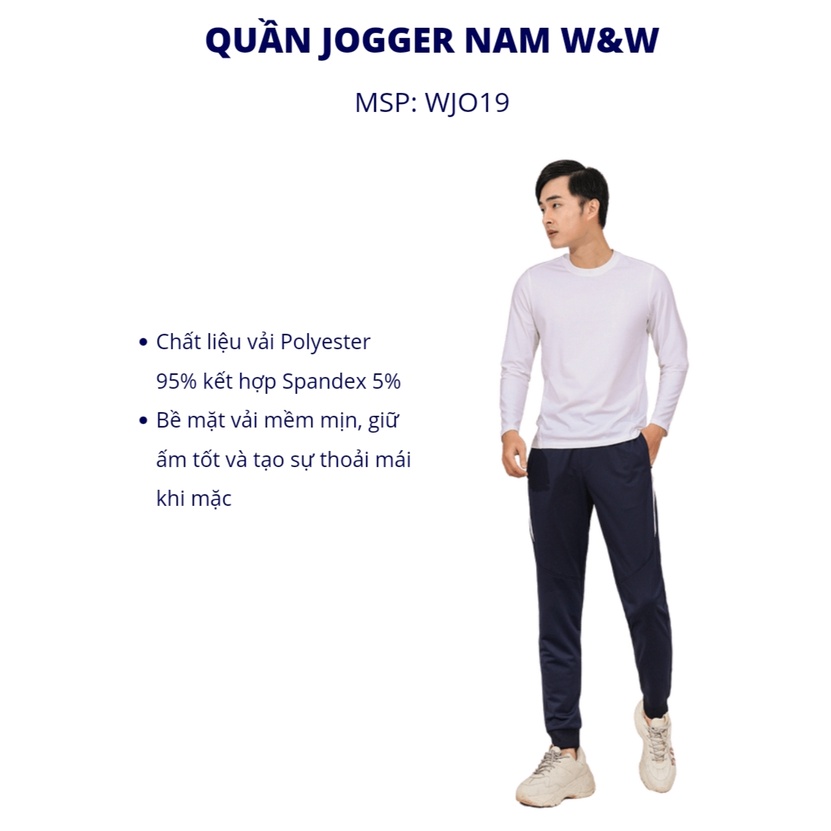 QUẦN JOGGER NAM W&amp;W - WJO19