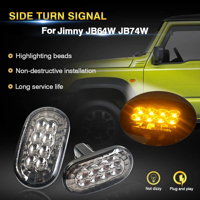 Đèn LED Xi Nhan Gắn Hông Xe Hơi Suzuki Jimny JB64 JB74 JB64W Sierra JB74W JB23W 2018-2020