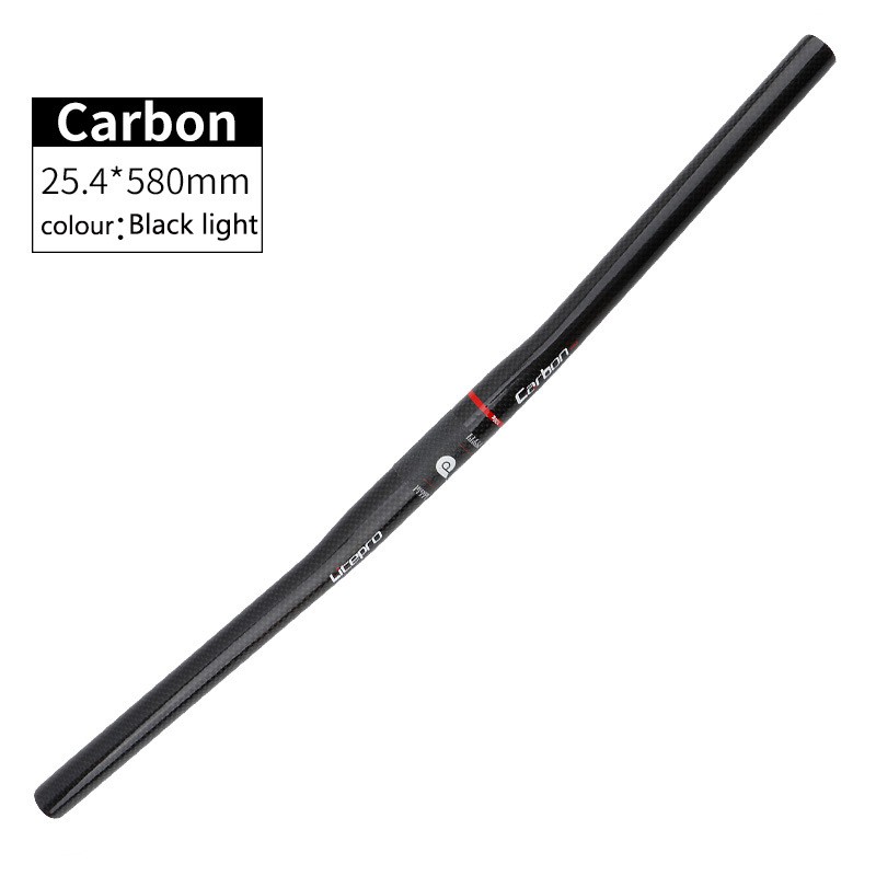 Ghi Đông Sợi Carbon Siêu Nhẹ Cho Xe Đạp 580mm 25.4mm