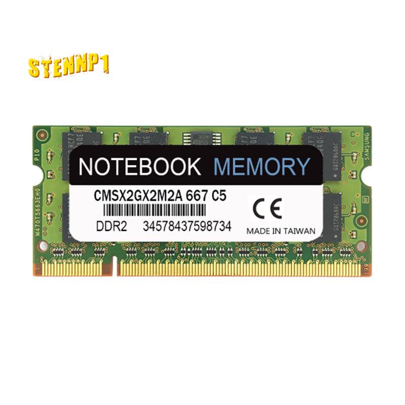 Thẻ Nhớ Laptop 2gb Ddr2 667mhz Pc2-5300 Ddr2 667 (240 Pin) Sodim 4g