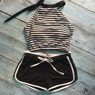 Bikini yếm sọc