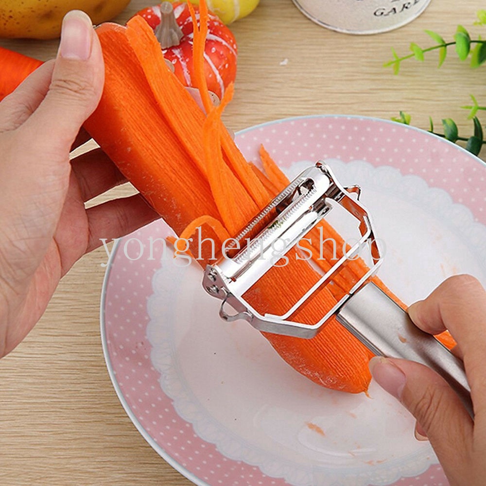 Dụng Cụ Bào Vỏ Rau Củ Quả Đa Năng Bằng Thép Không Gỉ
