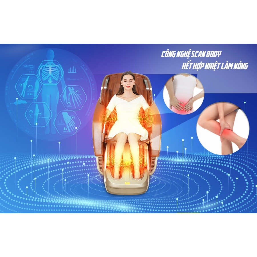 GHẾ MASSAGE KINGSPORT G22