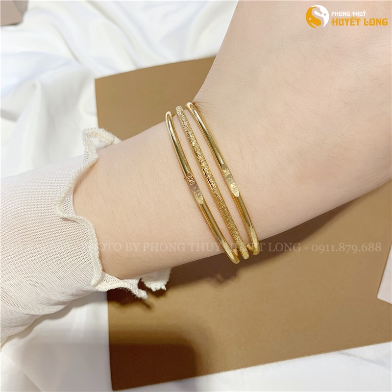 Vòng Tay Nữ Mạ Vàng 18K Mẫu Nhiều Lớp LVN003 Kiểu Hàn Quốc, Lắc Tay Nữ Mạ Vàng Thời Trang, Cao Cấp, Không Đen