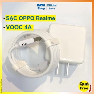Bộ sạc nhanh cho Oppo VooC, củ cáp xạc realme công nghệ sạc nhanh 5V 4A, dây cóc sạt micro typec dài 1,2m
