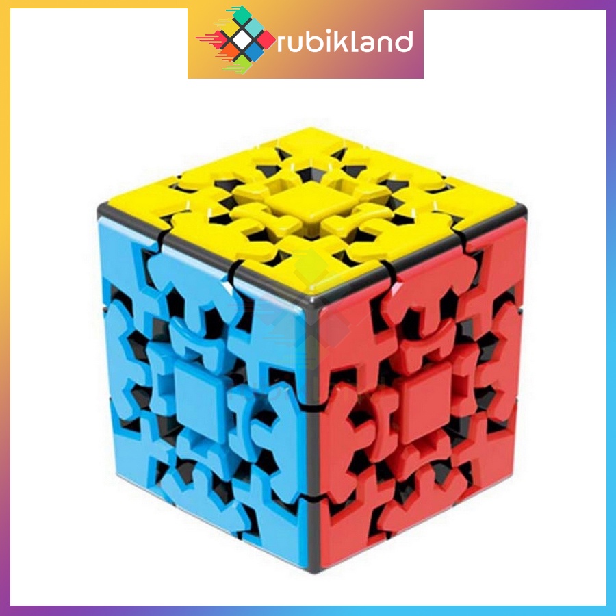 Rubik Biến Thể Gear Cube 3x3 Yumo Zhichen KungFu Rubic Bánh Răng Đồ Chơi Trí Tuệ Trẻ Em