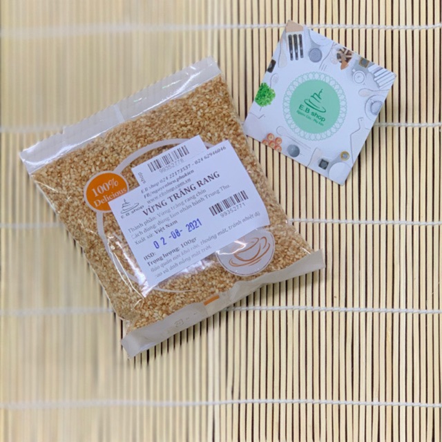 (TRUNG THU)  VỪNG TRẮNG RANG 100GR