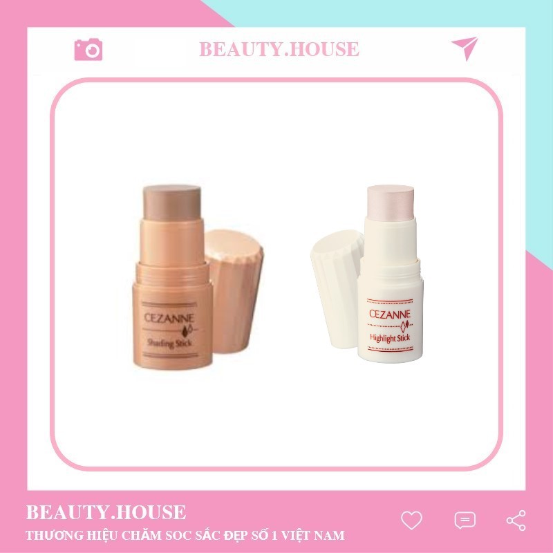 Phấn tạo khối Cezanne Highlight Stick và Shading Stick - 5g