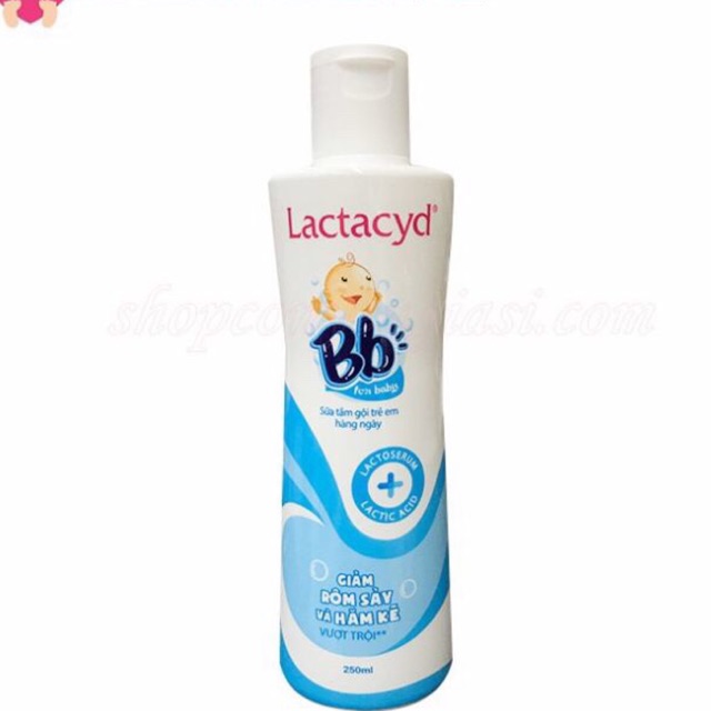 Lactacyd BB- Sữa tắm hằng ngày cho trẻ sơ sinh và trẻ nhỏ chai 250ml