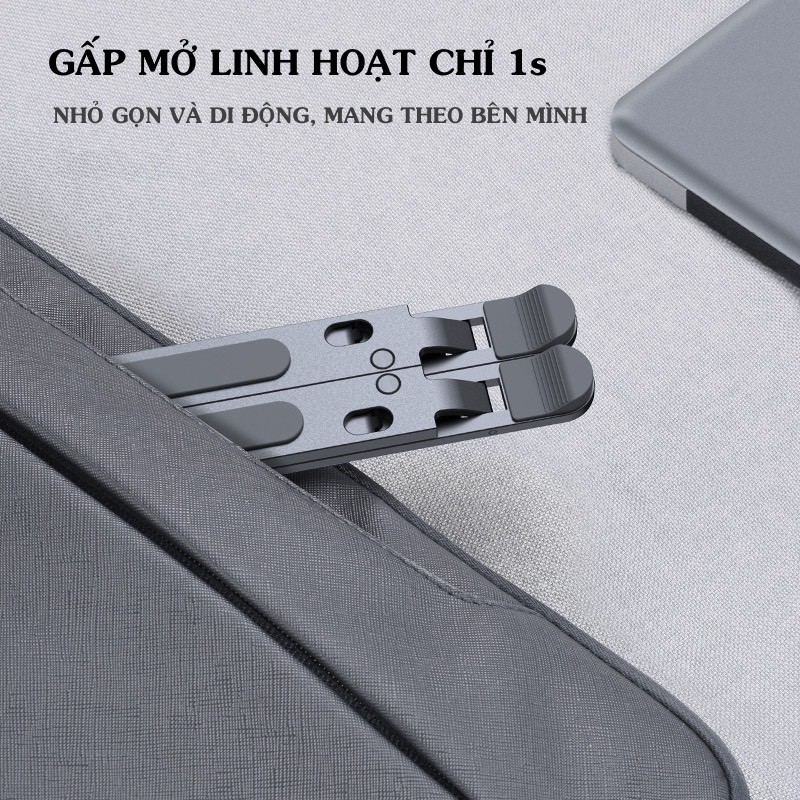 Giá đỡ LAPTOP, MACBOOK, IPAD P6,P11 bằng nhôm có thể điều chỉnh được độ cao
