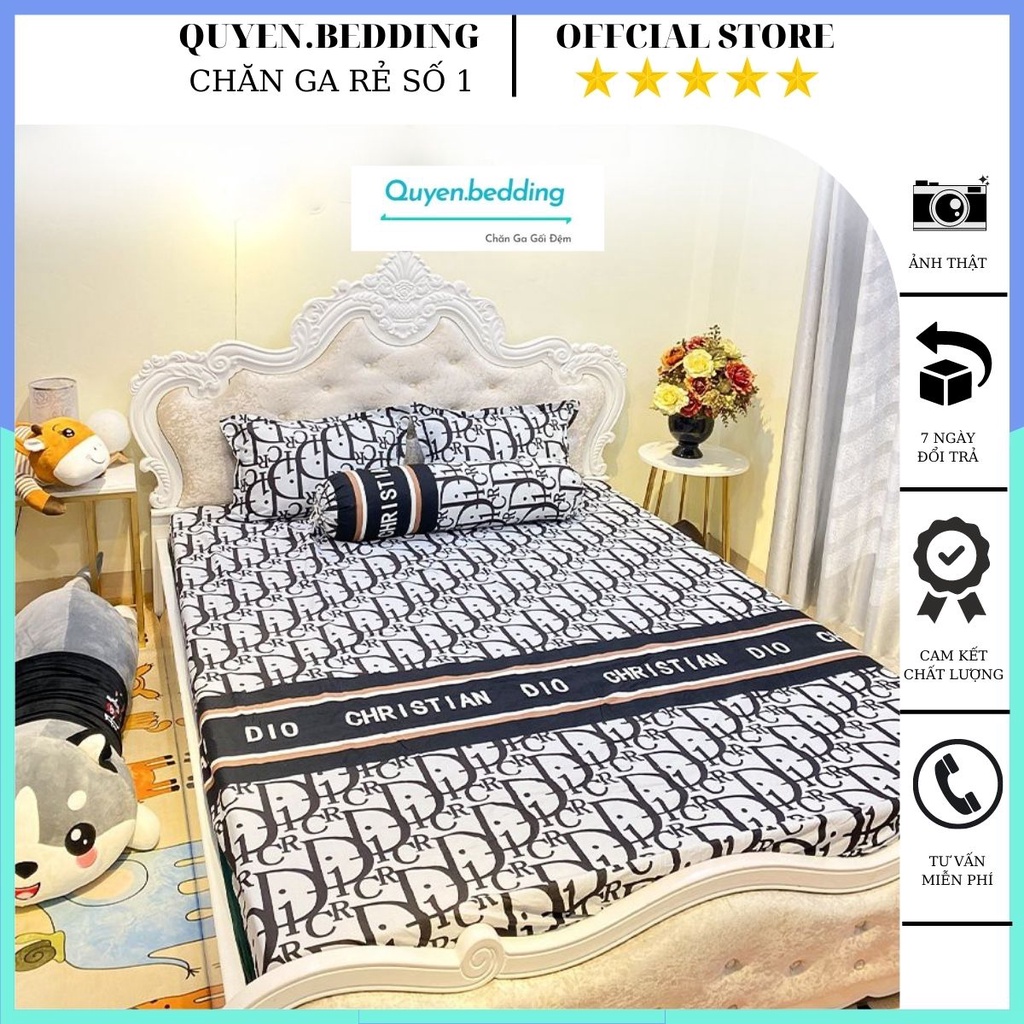 Bộ ga trải giường 3 món cotton poly drap giường cập nhật mẫu mới hình thú ngộ nghĩnh hot nhất 2022 đầy đủ kích thước