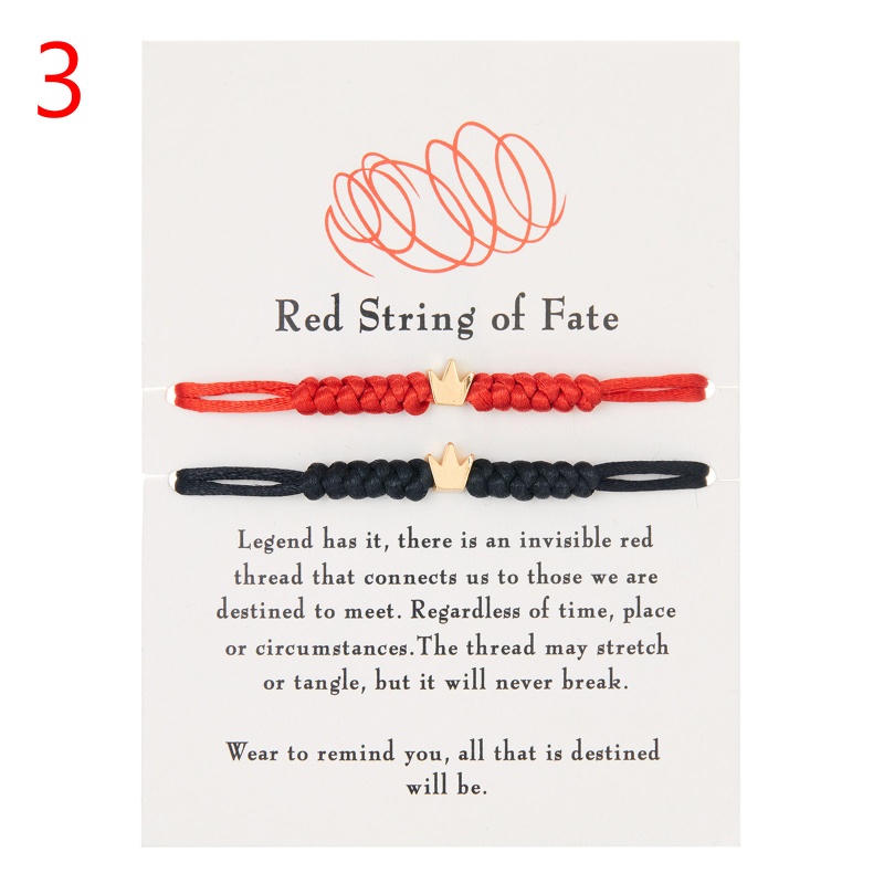 Set 2 Vòng Tay Dây Thừng Mặt Thánh Giá Cho Nam Và Nữ