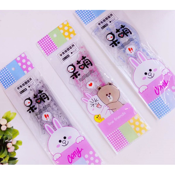 Bộ thước ê ke 4 chi tiết - Bán lẻ rẻ như bán sỉ