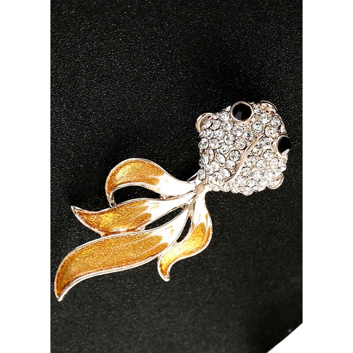 Cài áo thời trang Cá cảnh đính đá sang trọng GC72