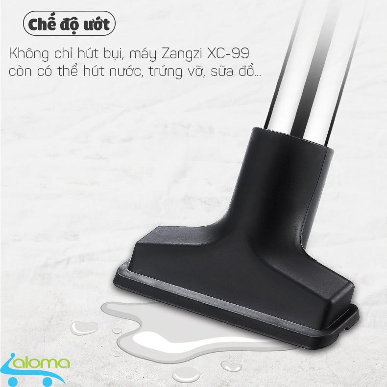 Máy hút bụi gia đình và công nghiệp 1200W Zangzi XC-99 hút khô hút ướt thổi gió cho gia đình khách sạn văn phòng