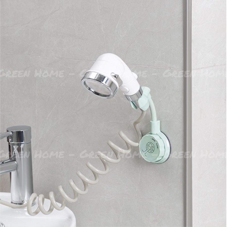 Giá đỡ vòi hoa sen gắn tường nhà tắm có thể xoay 360 độ, giá treo vòi bằng nhựa cao cấp siêu chắc chắn